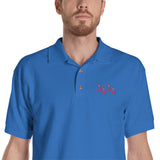 E. P. Lee, and the puppy howls collections all, BIG DADDY Embroidered Men's Polo Shirt, Big Daddy collection, Family-Flamingo Collection