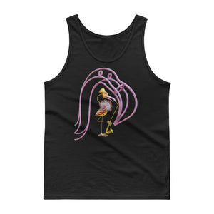 E. P. Lee, and the puppy howls collections all, BG DADDY FLAMINGO "Protected - Blowing Hot " Unisex T-Shirt, BIG DADDY COLLECTION, FLAMINGO-FAMILY collection