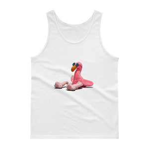 E. P. Lee, and the puppy howls collections all, BIG DADDY FLAMINGO JR. "CATCHING RAYS" Unisex Tank Top, Big Daddy Collection, Family-Flamingo collection