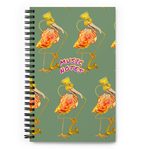 E. P. Lee, and the puppy howls collections all, BIG DADDY FLAMINGO BAND Spiral Notebook, BIG DADDY COLLECTION, FLAMINGO-FAMILY COLLECTION