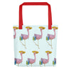E. P. Lee, and the puppy howls collections all, BIG DADDY FLAMINGO "FAMILY FANTASY" Tote Bag, BIG DADDY COLLECTION, FLAMINGO-FAMILY COLLECTION