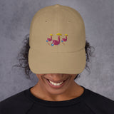 E. P. Lee, and the puppy howls collections all, BIG DADDY FLAMINGO SUR LA PLAGE II Baseball Hat , BIG DADDY COLLECTION, FLAMINGO-FAMILY COLLECTION