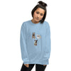 E. P. Lee, and the puppy howls collections all, CANINE LOVING FACES Unisex Sweatshirt, Freud and Friends collection