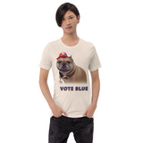 E. P. Lee, and the puppy howls collections all, Whatever You DO Vote Blue short sleeve unisex t-shirt, Freud and Friends collection