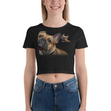 E. P. Lee, and the puppy howls collections all, FREUD Women's Crop Tee, Freud and Friends Collection