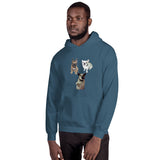 E. P. Lee, and the puppy howls collections all, CANINES Unisex Hooded Sweatshirt, Freud & Friends collection