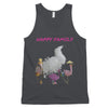 E. P. Lee, and the puppy howls collections all, BIG DADDY HAPPY FAMILY Unisex Tank Top, Big Daddy Collection, Family-Flamingo collection