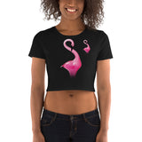 E. P. Lee, and the puppy howls collections all, BIG DADDY Women's Crop Tee, Big Daddy Collection, Family-Flamingo collection