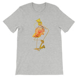E. P. Lee, and the puppy howls collections all, BIG DADDY BLOWING HOT Unisex Short Sleeve T-Shirt, BIG DADDY Collection, Family-Flamingo collection