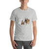 E. P. Lee, and the puppy howls collections all, PUPPIES II Unisex Short Sleeve T-Shirt, Freud & Friends Collection