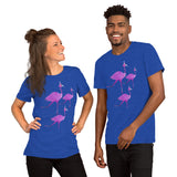 E. P. Lee, and the puppy howls collections all, BIG DADDY FLAMINGO Unisex T-Shirt, BIG DADDY, Collection, Family-Flamingo Collection