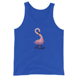 E. P. Lee, and the puppy howls collections all, BIG DADDY FLAMINGO Unisex Tank Top, Big Daddy Collection, Family-Flamingo collection