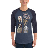 E. P. Lee, and the puppy howls collections all, CANINE CLUB 3/4 sleeve raglan shirt, Freud and Friends Collection