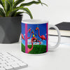 E. P. Lee, and the puppy howls collections all, BIG DADDY PARTY ON!  Mug  , Big Daddy collection, Family-Flamingo Collection