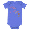 E. P. Lee, and the puppy howls collections all, BIG DADDY FLAMINGO LOOKING AT YOU Onesie, Flamingo-Family collection, Big Daddy Collection