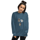 E. P. Lee, and the puppy howls collections all, CANINE LOVING FACES Unisex Sweatshirt, Freud and Friends collection