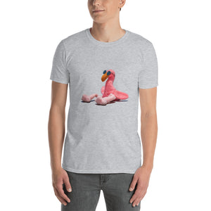 E. P. Lee, and the puppy howls collections all, BG DADDY FLAMINGO JR. "CATCHING RAYS"  II  Unisex T-Shirt, BIG DADDY COLLECTION, FLAMINGO-FAMILY collection