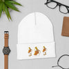 E. P. Lee, and the puppy howls collections all, BIG DADDY FLAMINGO BAND Embroidered Cuffed beanie, BIG DADDY COLLECTION, FLAMINGO-FAMILY COLLECTION