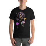 E. P. Lee, and the puppy howls collections all, BIG DADDY FLAMINGO "FAMILY AFFAIR" II Unisex T-Shirt , Big Daddy Collection, Family Flamingo collection