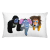 E. P. Lee, and the puppy howls collections all, WELCOME TO THE JUNGLE Rectangular Pillow, Jungle Buddies collection