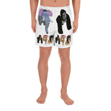 E. P. Lee, and the puppy howls collections all, JUNGLE BUDDIES All-Over Print Men's Athletic Long Shorts, Jungle Buddies collection