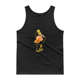 E. P. Lee, and the puppy howls collections all, BIG DADDY FLAMINGO "BLOWING HOT" Unisex Tank Top, BIG DADDY COLLECTION, FLAMINGO-FAMILY collection