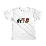 E. P. Lee, and the puppy howls collections all, JUNGLE BUDDIES Unisex Kids T-Shirt, Jungle Buddies collection