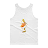 E. P. Lee, and the puppy howls collections all, BIG DADDY FLAMINGO "BLOWING HOT" Unisex Tank Top, BIG DADDY COLLECTION, FLAMINGO-FAMILY collection