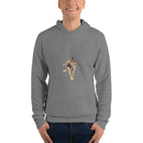 E. P. Lee, and the puppy howls collections all, FREUD CHEWING-THE-BONE Hooded Sweatshirt , Freud & Friends Collection