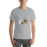 E. P. Lee, and the puppy howls collections all, PUPPIES Youth Unisex Short Sleeve (8-12) T-Shirt, Freud & Friends collection