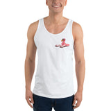 E. P. Lee, and the puppy howls collections all, BIG DADDY JUNIOR CATCHING RAYS Unisex Tank Top, BIG DADDY Collection, Family-Flamingo collection