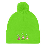 E. P. Lee, and the puppy howls collections all, BIG DADDY II Pom Pom Knit Cap, Big Daddy Collection, Family-Flamingo collection