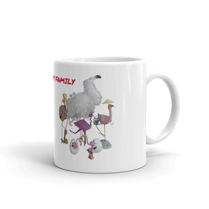 E. P. Lee, and the puppy howls collections all, BIG DADDY FLAMINGO "ALL IN THE FAMILY" Mug, Big Daddy Collection, Family Flamingo collection