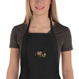 E. P. Lee, and the puppy howls collections all, WELCOME TO THE JUNGLE Embroidered APRON, Jungle Buddies collection
