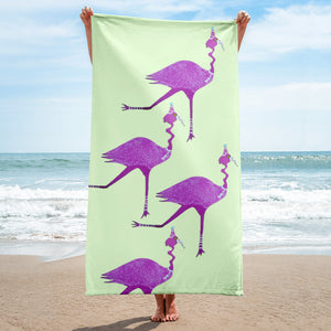 E. P. Lee, and the puppy howls collections all, BIG DADDY FLAMINGO Beach Towel  , BIG DADDY COLLECTION, FLAMINGO-FAMILY COLLECTION