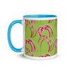 E. P. Lee, and the puppy howls collections all, BIG DADDY FLAMINGO "Looking At You" Mug with color inside, Big Daddy Collection, Family-Flamingo collection