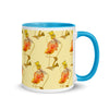 E. P. Lee, and the puppy howls collections all, BIG DADDY FLAMINGO BAND Mug with color inside, Big Daddy Collection, Family-Flamingo collection