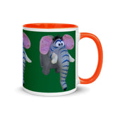E. P. Lee, and the puppy howls collections all, Mr. Elephant III mug with color inside, Jungle Buddies COLLECTION